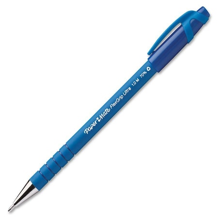 Flexgrip Ultra Ball Pen, Med Pt., 12/DZ, Blue Ink/Barrel PK